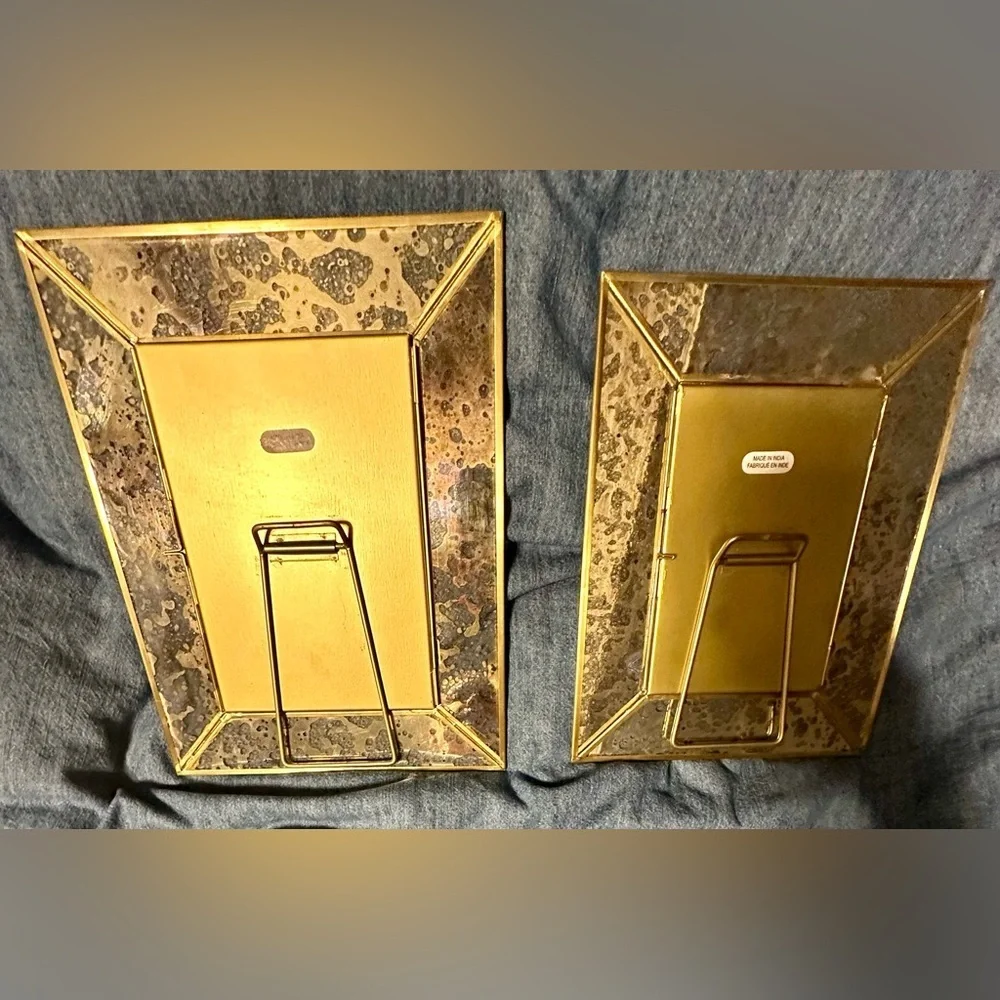 Anthropologie Mercury Glass Frames NWT Set of 2 4x6 5x7